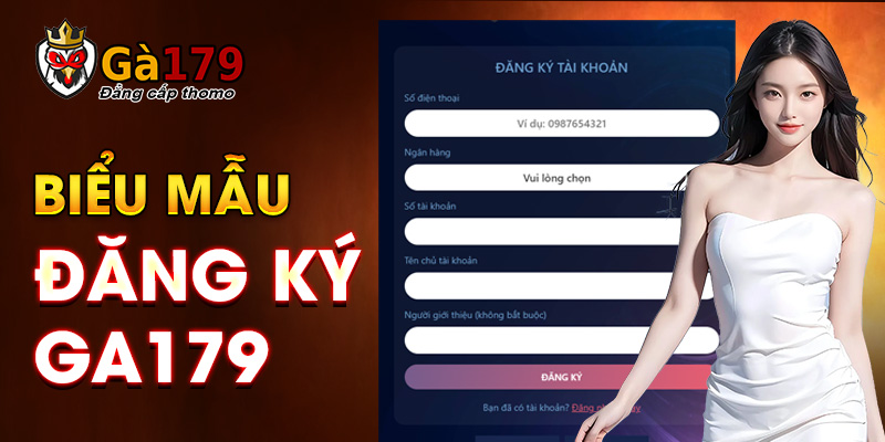 Biểu mẫu đăng ký Ga179