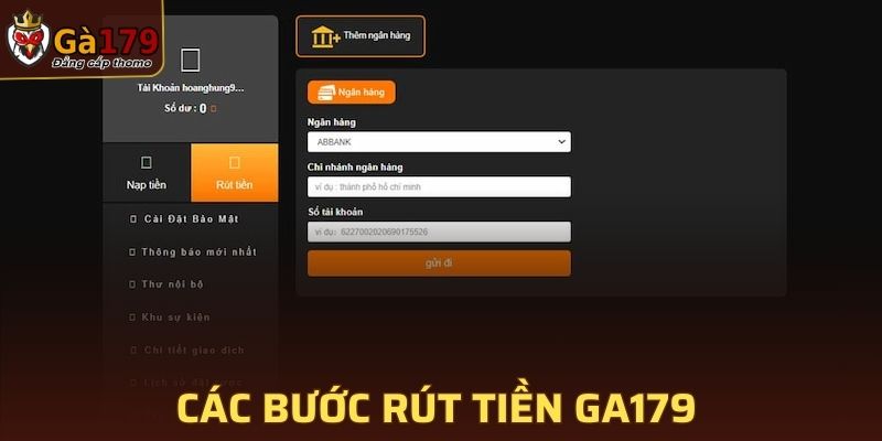 Các bước rút tiền tại nhà cái an toàn nhất