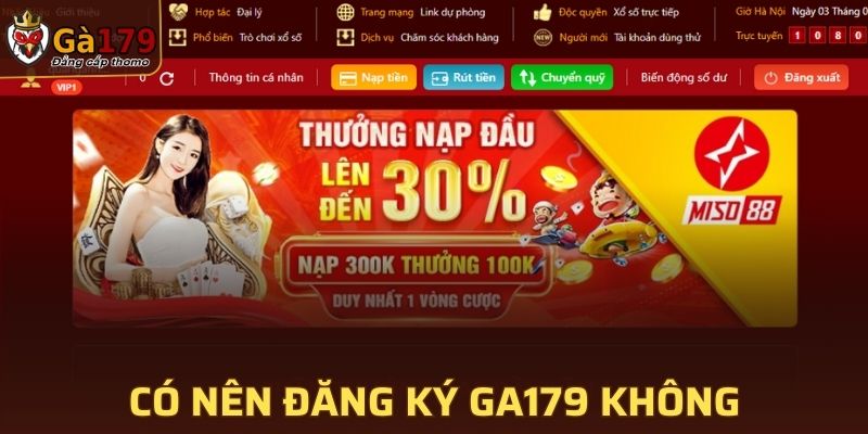 Có nên tham gia tại nhà cái GA179 hay không?